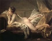 Francois Boucher reclining girl oil